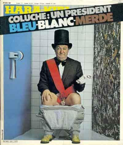 科吕什竞选法国总统海报