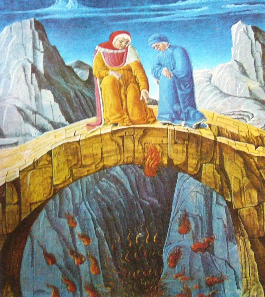 中世纪绘画：但丁神曲里的地狱