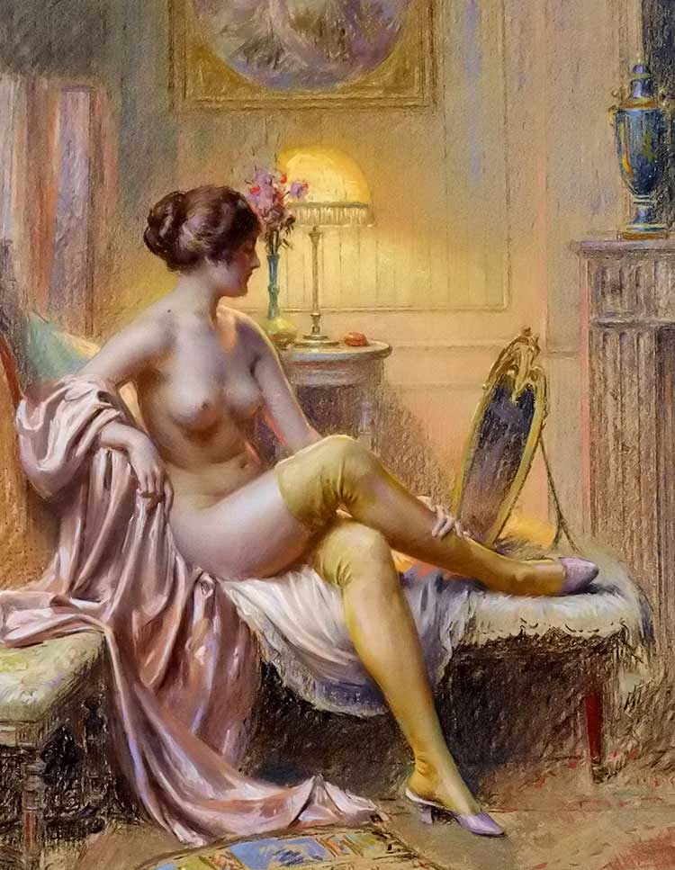 感性少女之王——法国画家恩霍拉斯作品欣赏