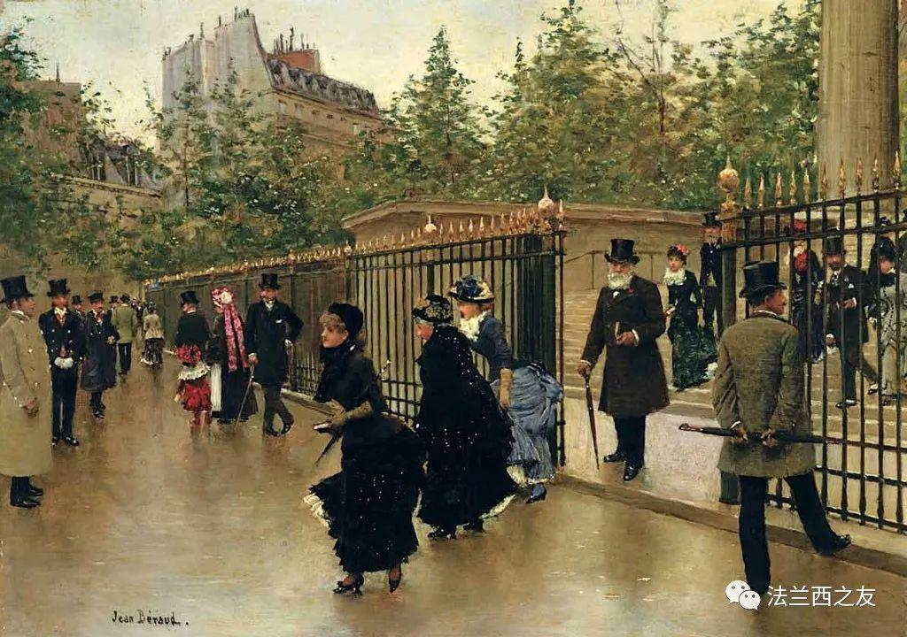 马德莱纳教堂·19世纪油画