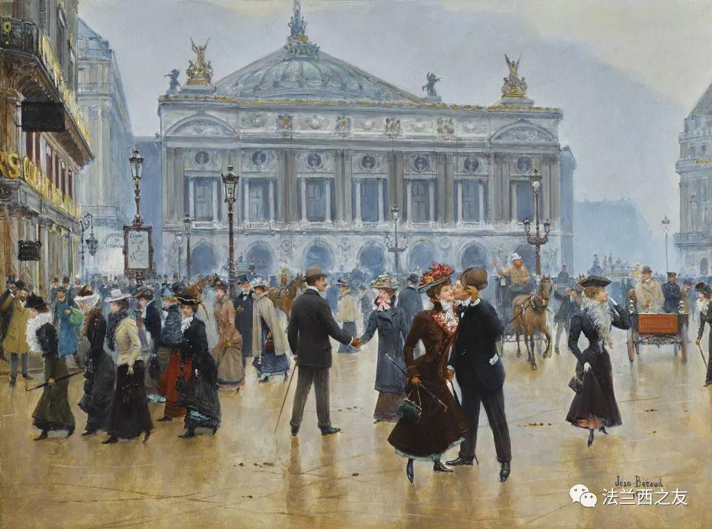 歌剧院广场·19世纪油画