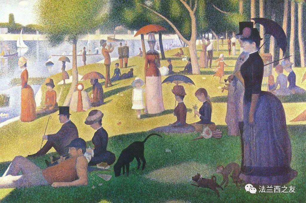 大碗岛·塞纳河岸·19世纪油画