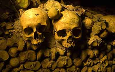 揭秘巴黎地下墓穴:白骨堆砌的尊严