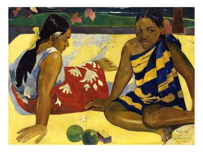 高更《塔希提的女人》