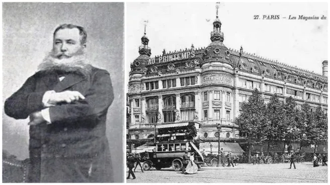 巴黎春天创始人与老照片